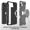 Vena vArmor Rugged Case for Apple iPhone 15 Plus, iPhone 14 Plus Military Grade Drop Protection with Belt Clip Holster Kickstand - Space Gray - 2 of 4