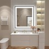 Apmir Super Bright Front & Back LED Lighted Anti-Fog Aluminum Alloy Framed Tempered Glass Bathroom/Vanity Mirror with ETL & 3-Year Warranty - 2 of 4