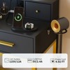 Vanity Desk, Makeup Vanity Desk with Mirror and Lights 3 Colors, Dressing Table with Chair - 4 of 4