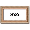 PosterPalooza | Panoramic Deco Brown Picture Frame - UV Acrylic, Foam Board Backing, Hanging Hardware - 2 of 4