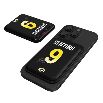 Keyscaper NFL Los Angeles Rams Players Game Tactic Black Magnetic Credit Card Wallet