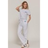 I am a Fashion Junky Waistband Print Detail Sweatpants - 2 of 4