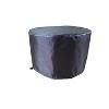Summerset Shield Gold 2-Layer Polyester Fabric Outdoor Fire Table Round Cover - Charcoal Grey - 2 of 4