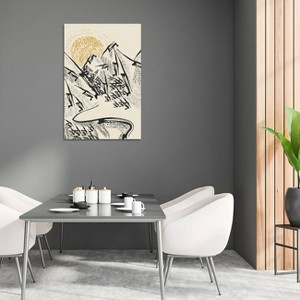 iCanvas Rocky Mountains by Flatowl Canvas Print Wall Art - 1 of 3