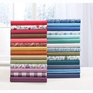 BrylaneHome BH Studio Solid Microfiber Sheet Set - 1 of 4