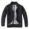 Gioberti Boy's Knitted Chenille Cardigan Sweater with Flannel Lining - 2 of 4