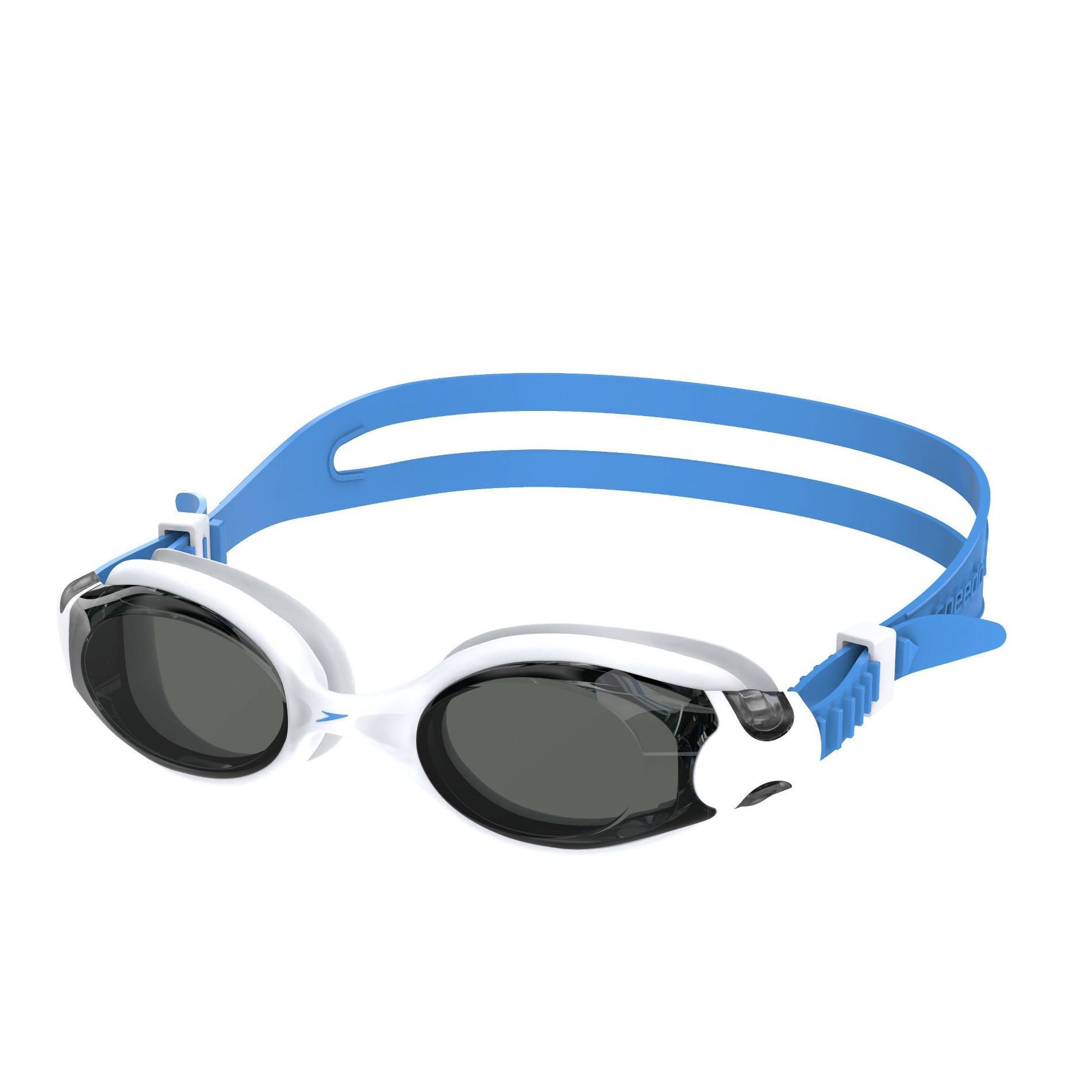 Speedo Adult Hydrofusion Pro Swim Goggles - White/Blue