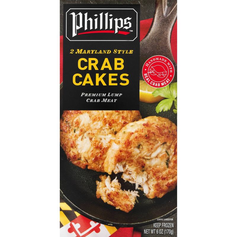 Phillips Frozen Crab Cakes - 6oz, 1 of 5