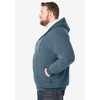 KingSize Men's Big & Tall Explorer Plush Fleece Hoodie - 4 of 4