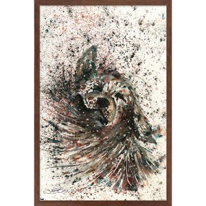 Trends International Emma Steel - Wet Dog Framed Wall Poster Prints - 1 of 4
