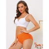 Allegra K Women's High Waist Available in Plus Size Tummy Control Brief 2 Packs - 4 of 4
