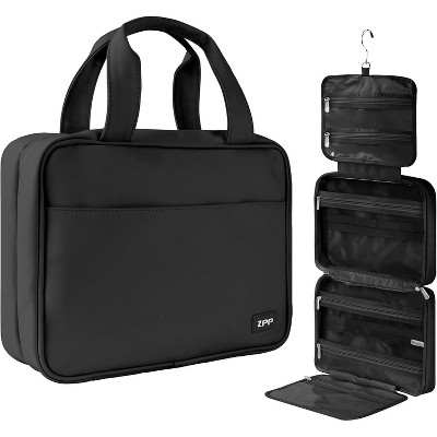 Travel toiletry bag, women's hanging toiletry bag, waterproof makeup bag, full-size container, toiletries
