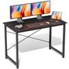 MAYEERTY Computer Office Desk for Small Spaces Writing Gaming Work Desk with Storage Bag Headphone Hook - 2 of 3