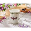 Portmeirion Botanic Garden Lotus Blossom 14oz Mug - Butterfly Porcelain Coffee Cup with Laurel Leaf Border - Dishwasher & Microwave Safe - 4 of 4