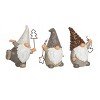 Transpac Resin Winter Wonderland Figurine Set of 3 Christmas Home Decorations - 4 of 4