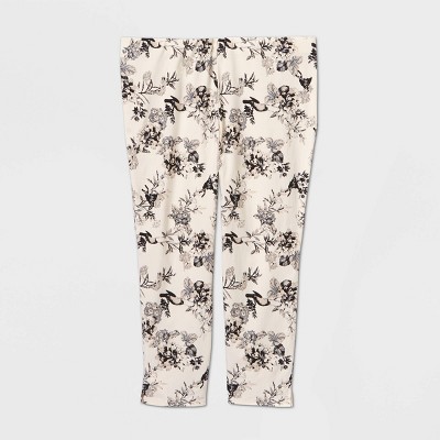 plus size floral trousers