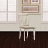 18" Fedele Accent Chair Tan Fabric/Cream Finish - Acme Furniture: Linen Upholstery, Wood Frame, No Assembly Required - 2 of 4