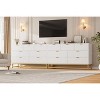 Dresser for Bedroom, 53.5" Wide Dresser Organizer, 7 Drawer with Golden Metal Handle and Legs, Hallway, Living Room, Entryway - 3 of 4
