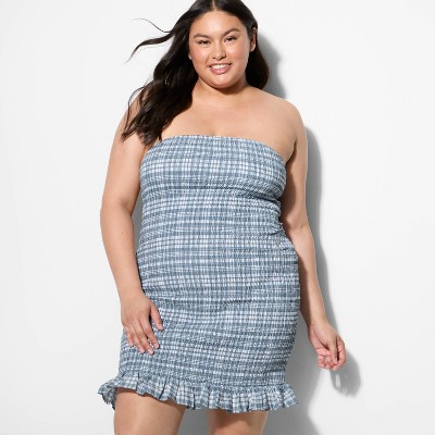 Women's Smocked Bodycon Mini Tube Dress - Wild Fable™