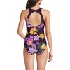 Lands' End Women's Tugless High Neck Portrait Back One Piece Swimsuit - 2 of 3