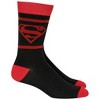 Adult Superman Red and Black Logo Crew Socks - 4 of 4