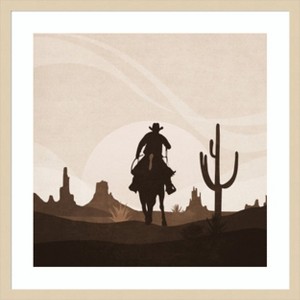 Amanti Art Sunset by Emel Tunaboylu Wood Framed Wall Art Print - 1 of 4