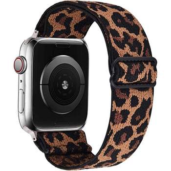 Camo Soft Silicone Strap Band for Apple Watch 42mm | 44mm | 45mm | Ultra 49mm / Red Brown
