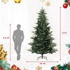 Pre-lit Artificial Christmas Tree,for Home,Office,Party Thickened PE&PVC Branch Tips ,Incandescent Warm White,Fire-Resistant Automatic Branches - 3 of 4