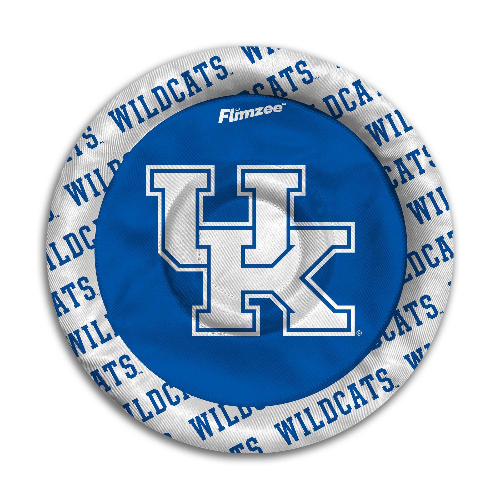 NCAA Kentucky Wildcats Flimzee Flying Disc: Polyester, 2+ Years, 10" Diameter