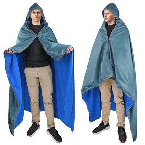 Catalonia Waterproof Outdoor Blanket for Cold Weather, Windproof Stadium Blankets for Sport Events, Wearable Weatherproof Blanket - 1 of 4