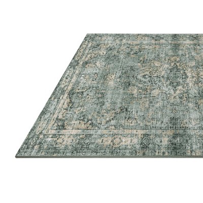 IHOMEDORE Indoor and Outdoor 7ft x 5ft Vintage  Machine Washable Area Rug Pet Friendly