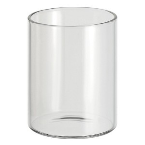 Unique Bargains High Borosilicate Glass Wear Resistant Clear Cylinder Vase - 1 of 4