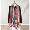 Wrapables Silk Like Satin Polyester Large Scarf Wrap, Poetic Nature - 4 of 4