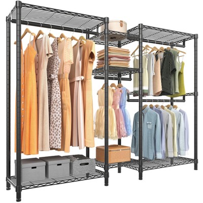 Vipek V6 Medium Wire Garment Rack Heavy Duty Clothes Rack, Black : Target