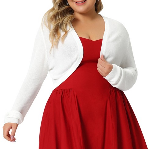 Agnes Orinda Women's Plus Size Round Neck Contrast Color Long Sleeve Xmas  Sweatshirts Red 2x : Target