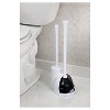 iDESIGN Una Slim Toilet Bowl Brush And Holder Set White - image 4 of 4