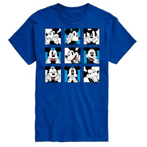 Men's - Disney - Mickey Faces Short Sleeve Graphic T-Shirt - 1 of 4