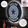 Evergreen Ultra-Thin Edgelight LED Wall Decor, Round, Dallas Cowboys- 23 x 23 Inches Made In USA - 2 of 4