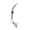 Pool Central 16" Gray Bahama Purge Semi-Dry Top Teen or Adult Sport Swim Snorkel - 3 of 4