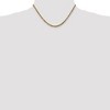 Black Bow Jewelry 3.5mm, 10k Yellow Gold Diamond Cut Solid Rope Chain Necklace - 2 of 4