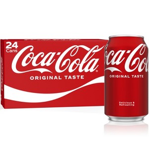 Coca-Cola Soda - 24pk/12 fl oz Cans - 1 of 4