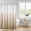 Gracie Mills Sid Modern Seersucker Ombre Printed Shower Curtain - 3 of 4