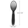 Unique Bargains Stainless Steel Foot File Removes Dead Skin Pedicure Foot Scrubber with Clean Brush Black 3Pcs - 4 of 4