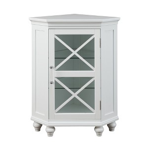 Teamson Home Blue Ridge Freestanding Wooden Corner Floor Cabinet - 1 of 4