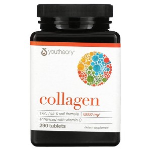 Youtheory Collagen, 6,000 mg, 290 Tablets - 1 of 4