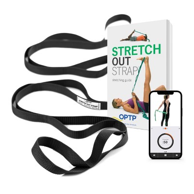 The Original Stretch Out Strap XL with Exercise Book, USA Made Top Choice Stretch Out Straps for Physical Therapy, Yoga Stretching Strap or Knee
