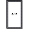 PosterPalooza | Panoramic Linear Black Picture Frame - UV Acrylic, Foam Board Backing, Hanging Hardware - 2 of 4