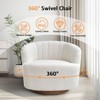 Modern Swivel Accent Chair,Comfy 360° Adult Round Chairs for Living Room - 4 of 4