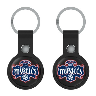 Keyscaper WNBA Insignia Black Airtag Holder 2-Pack