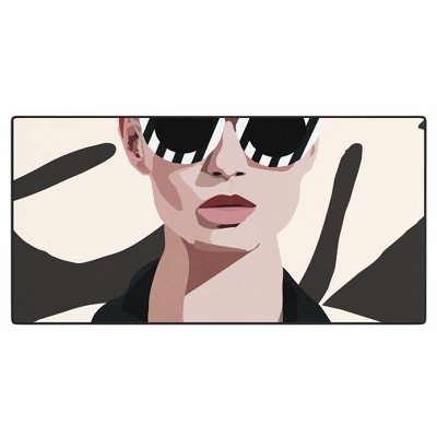 Nadja The Face of Fashion 7 Desk Mat - Deny Designs